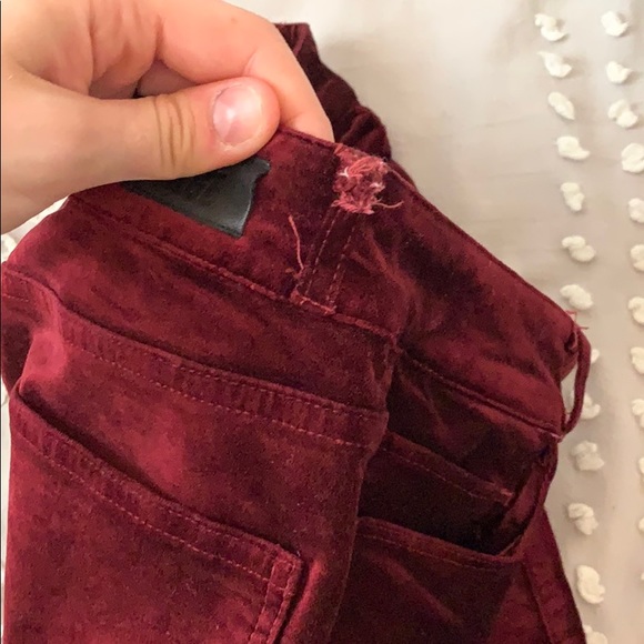 PAIGE Suede Skinny Jeans - Picture 3 of 3